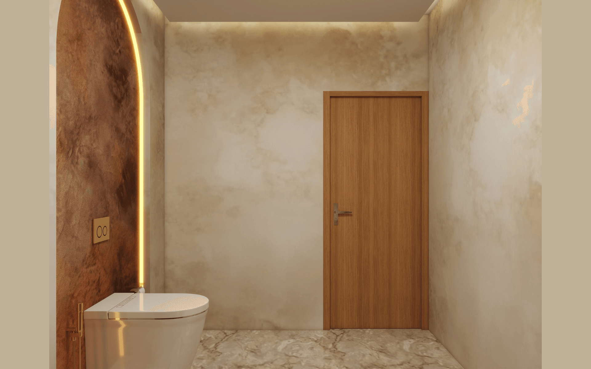 Modern Residential Washroom - View 3