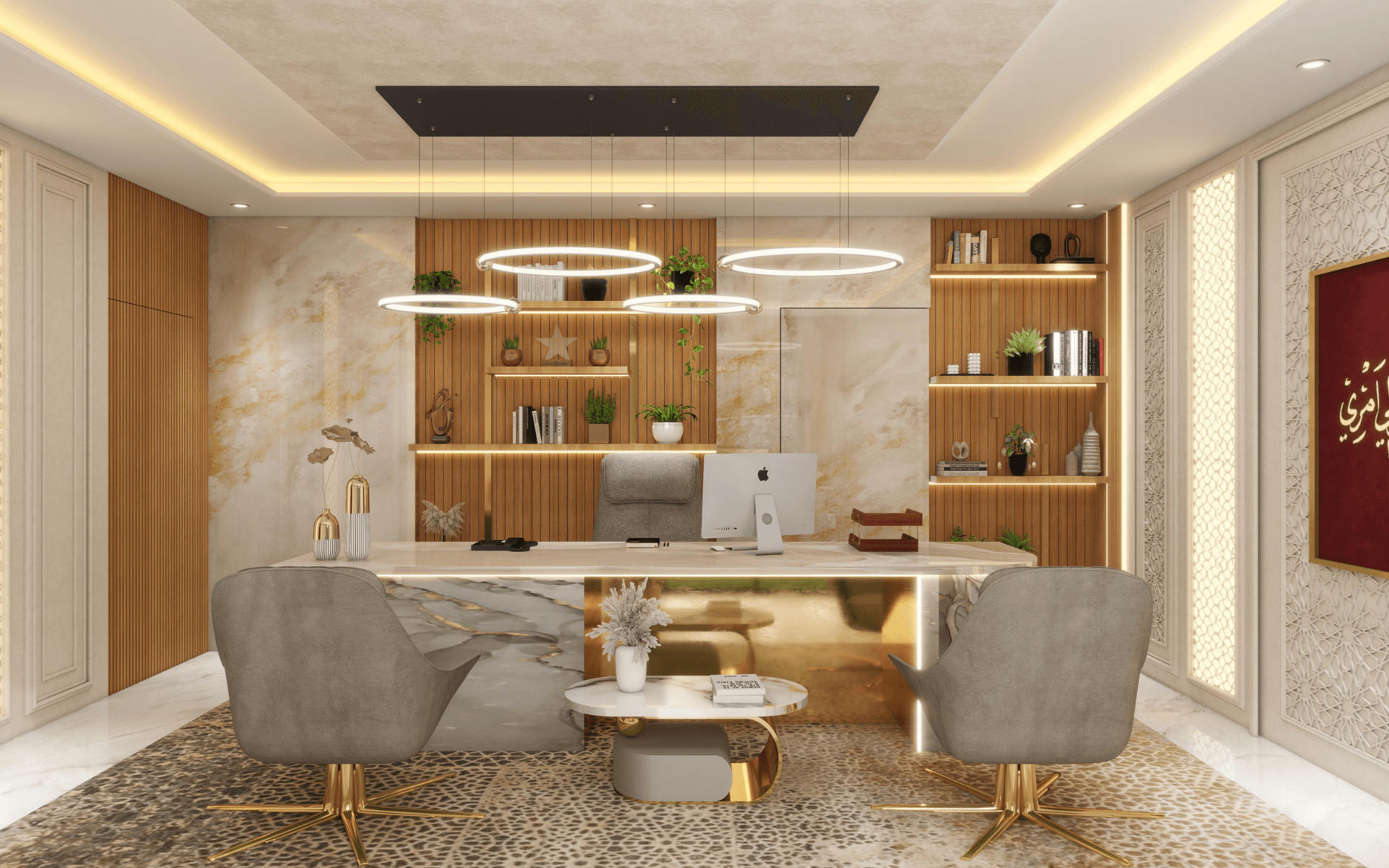 Minimal Corporate Office Design - View 1