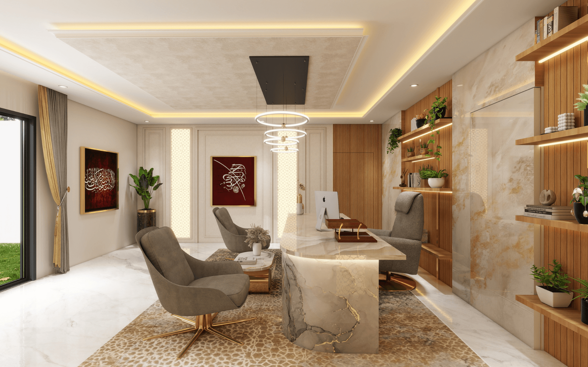 Minimal Corporate Office Design - View 2